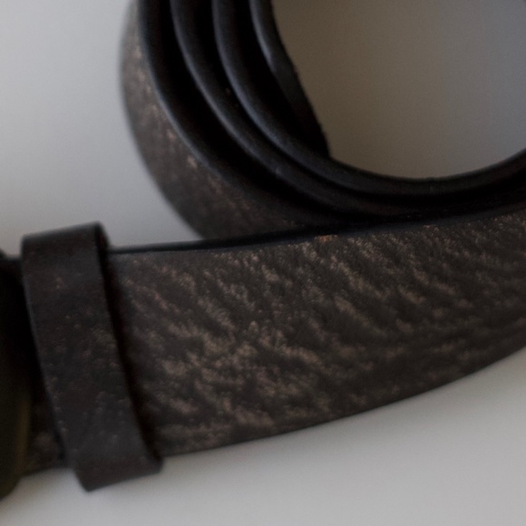 DIESEL Hand Made Leather/Bronze Belt - Picture 4 of 6